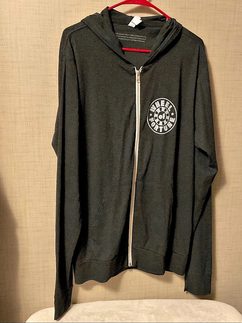 Canvas Black Full-Zip Hoodie XL Like New